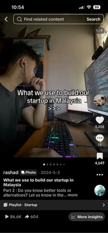 What We Use to Build a Startup