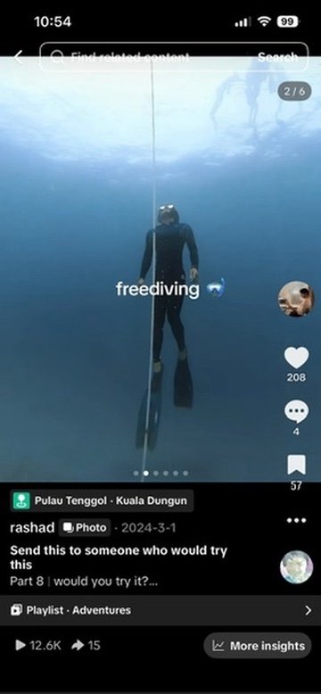 Freediving
