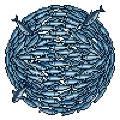 Sardine Bait Ball - marine life spotted by Fathy Rashad while diving