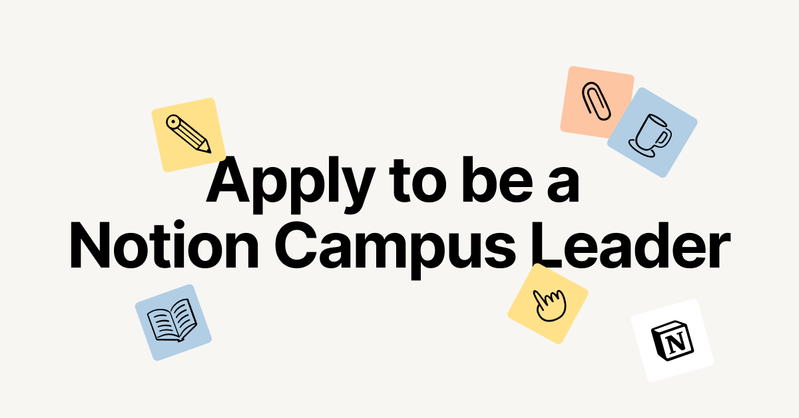 Notion Campus Leaders preview