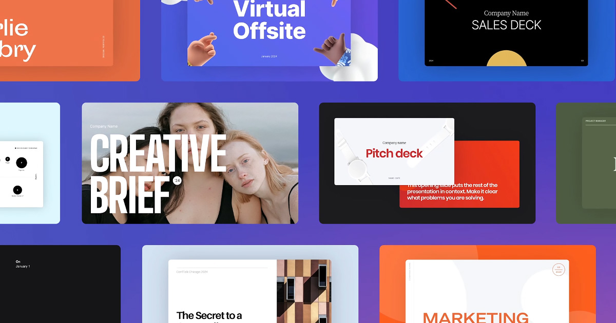 Pitch.com Templates preview