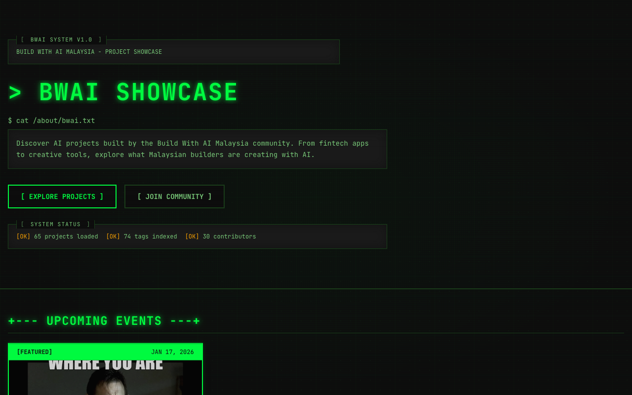 Build with AI screenshot