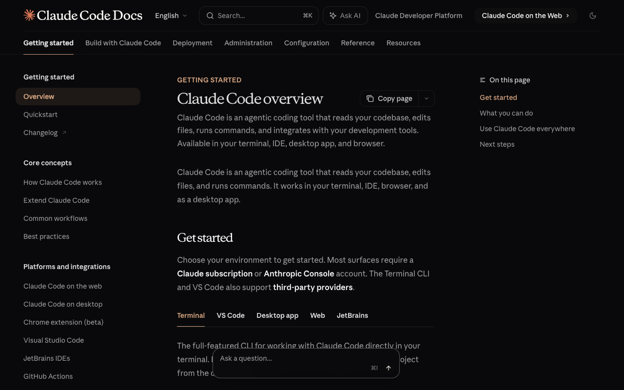 Claude Code screenshot