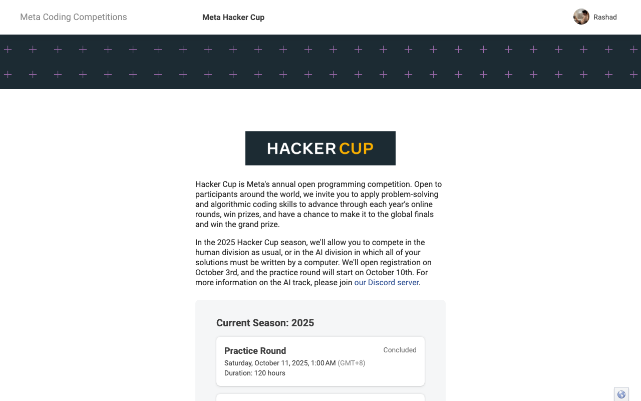 Meta Hacker Cup preview