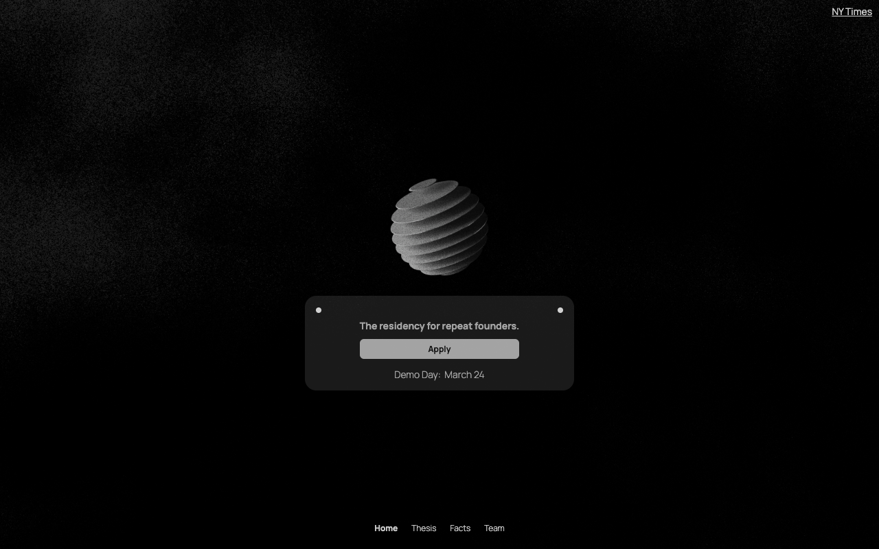 HF0 Residency ($1M for 5%) preview
