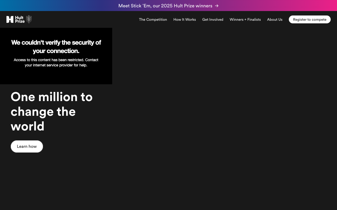 Hult Prize ($1,000,000) preview