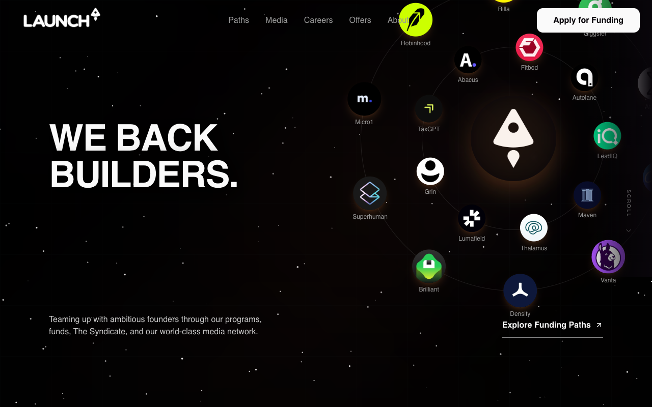 LAUNCH ($125k for 6-7%) screenshot