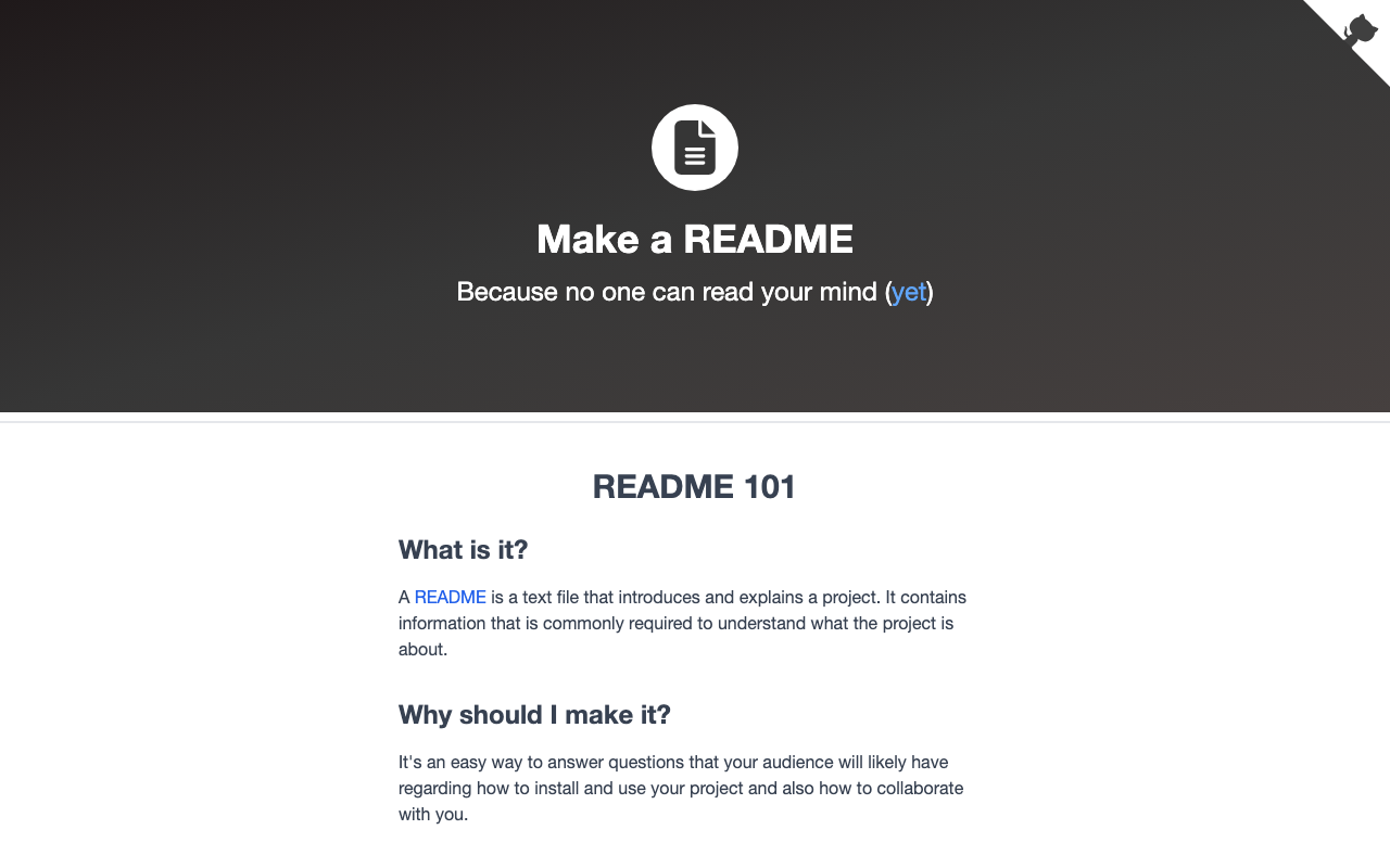 Make a README preview