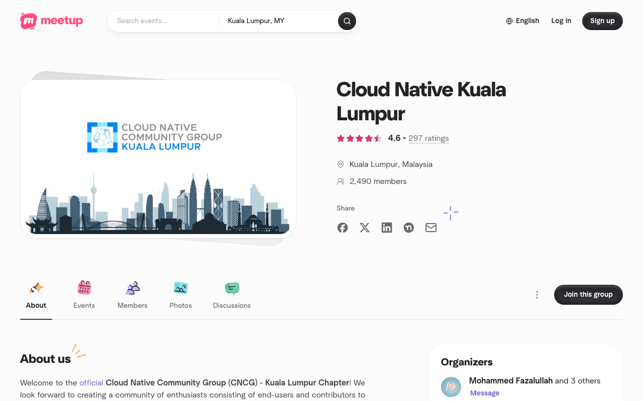 Cloud Native KL (CNCF) screenshot