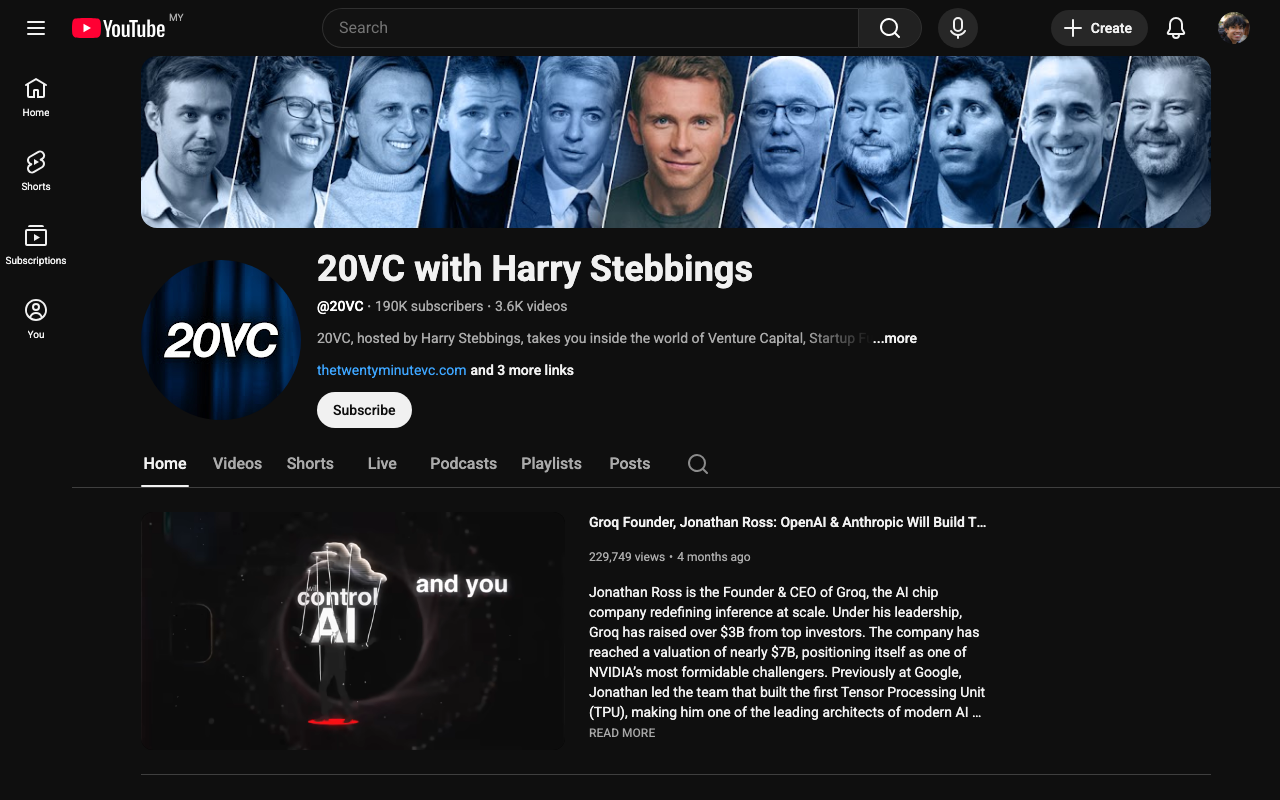 20VC with Harry Stebbings screenshot