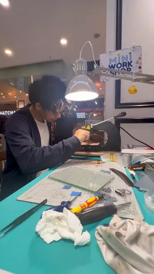 Fathy Rashad hobby - Leather Craft