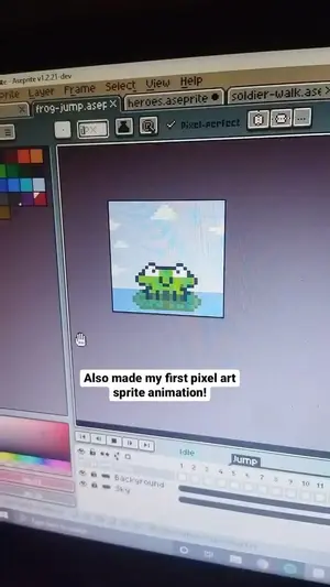 Fathy Rashad hobby - Pixel Art