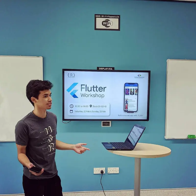 Fathy Rashad at Flutter Workshop - photo 3